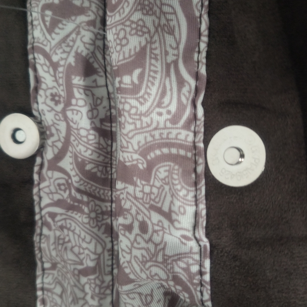Bella Russo / Faux Suede Brown Bag / NWOT - Picture 10 of 14